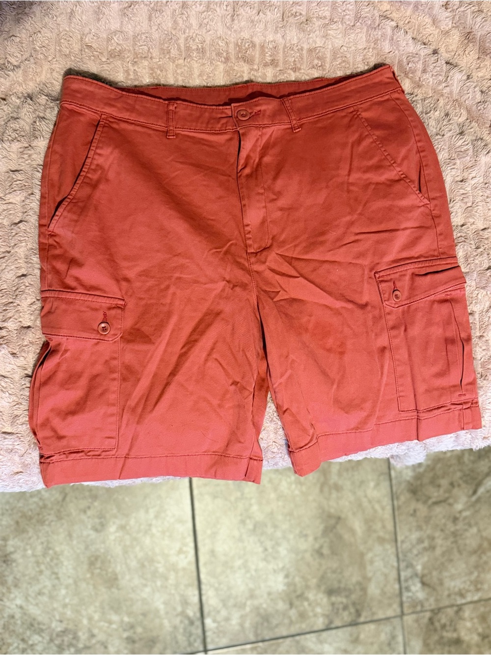 St. John's Bay Bright red Cargo Shorts